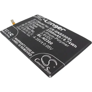 Baterie pro mobilní telefon Baterie Cameron Sino CS-GNS550SL, Li-Polymer, 2300