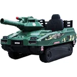 BLUETOUCH elektrický dětský tank/ rychlost 4 km/h/ provozní doba 45 min/ zelený