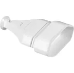 zas.spoj.230V PVC GN-11 plochá bílá