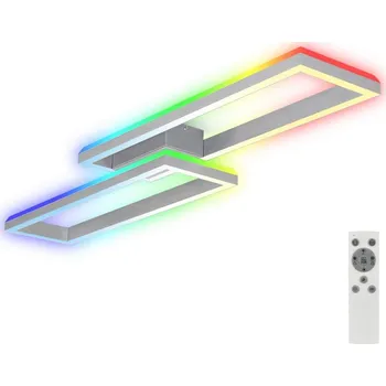 Brilo - LED RGBW Stmívatelný přisazený lustr FRAME 2xLED/21W/230V 2700-6500K+ DO