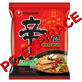 Nongshim Nudlová instantní polévka Shin Ramyun pálivá PO EXPIRACI 120g
