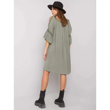 Dámské šaty Šaty TW SK BI 82314.48 khaki - FPrice S zelená