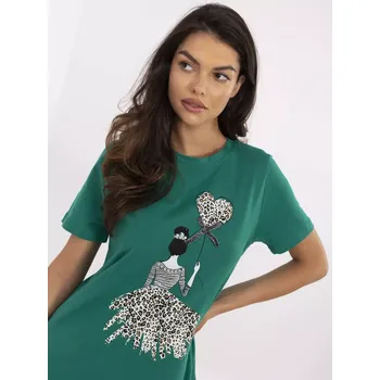 Dámská halenka Halenka CLM BZ 1702.89 zelená M