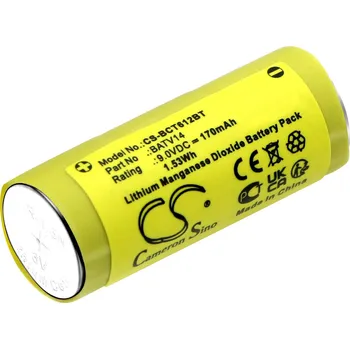 Baterie Cameron Sino CS-BCT612BT, Li-Mno2, 170