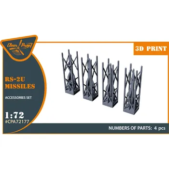 Plastikový model Clear Prop models 1/72 RS-2U/US (4 pcs.) 3D Printed