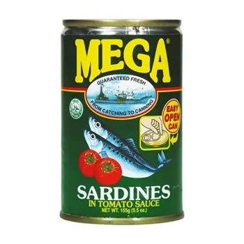 MEGA sardinky v tomatové omáčce 155g