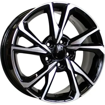 Disk Alu kola Racing Line A5563, 18x8 5x114.3 ET50, černá + leštění