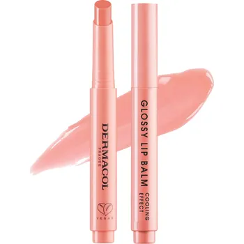 Péče o rty Glossy Lip Balm balzám na rty v tyčince 03 peach Dermacol - Oficiální e-shop Dermacol
