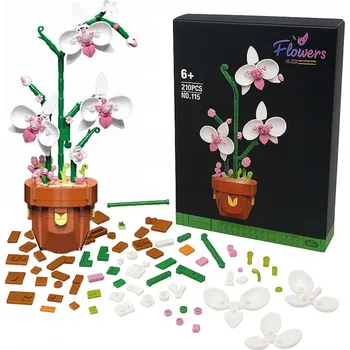 ostatní stavebnice Orchidej z kostek v květináči, kreativní sada Creator Orchid