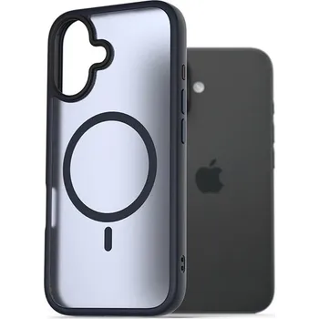 Telefonní příslušenství AlzaGuard Matte Case Compatible with Magsafe pro iPhone 16 tmavě modrý