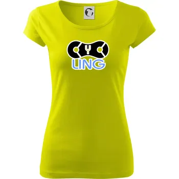 Cycling řetěz - Dámské triko Pure - XS ( Limetková )