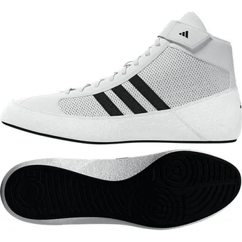 Boxerská obuv ZÁPASNICKÁ OBUV ADIDAS HVC WHITE Velikost: 10 UK