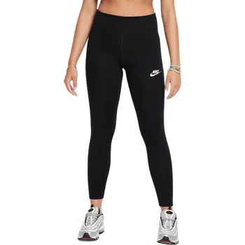 Dívčí tepláky Nike Sportswear Classic High-Waisted - black/white Černý (XS)