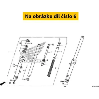 Honda Kroužek tlumiče 51412MB4003