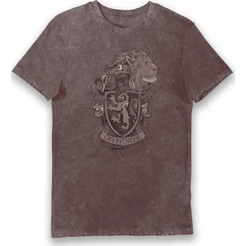 Pánské tričko Bioworld Tričko pánské, Gryffindor/Nebelvír vínové, Harry Potter Velikost: XL