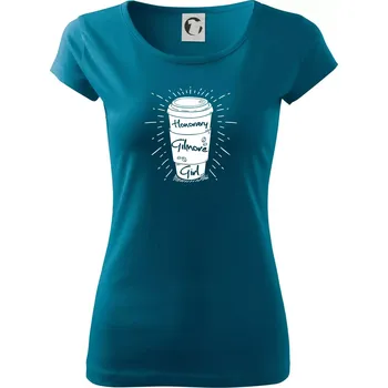 Dámské oblečení Honorary Gilmore Girl - Dámské triko Pure - S ( Petrolejová )