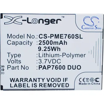 Baterie pro mobilní telefon Baterie Cameron Sino CS-PME760SL, Li-Polymer, 2500