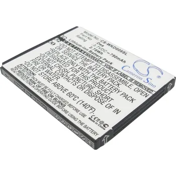 Baterie pro mobilní telefon Baterie Cameron Sino CS-WKD009SL, Li-Ion, 750