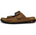 PÁNSKÉ PANTOFLE MEDILINE M01 HNĚDÁ Barva: HNĚDÁ, Velikost: 41