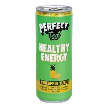 Energetický nápoj NATU Healthy Matcha Energy Drink ananas a yuzu 250 ml