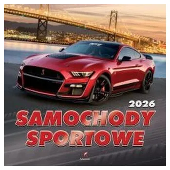 Kalendář Kalendarz 2026 wieloplanszowy 33x33cm Samochody