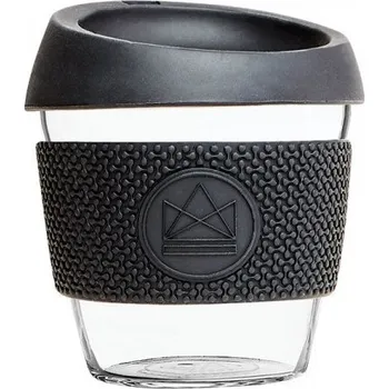 Termohrnek Neon Kactus Skleněný termohrnek na kávu, 230ml, Neon Kactus, černý