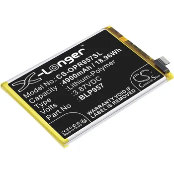 Baterie pro mobilní telefon Baterie Cameron Sino CS-OPR957SL, Li-Polymer, 4900