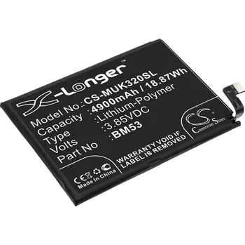 Baterie pro mobilní telefon Baterie Cameron Sino CS-MUK320SL, Li-Polymer, 4900