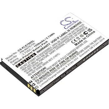 Baterie pro mobilní telefon Baterie Cameron Sino CS-PLE700SL, Li-Polymer, 1550
