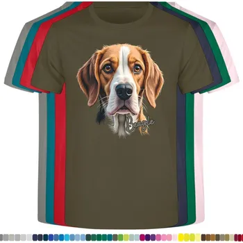 detske-levne-bavlnene-tricko-potisk-bigl Barva: Khaki, Dětská bavlněná trička JHK: S