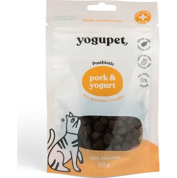 Yogupet Snack pro kočky – s vepřovým masem a jogurtem 50 g