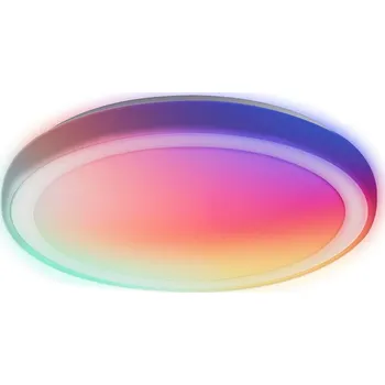 Koupelnové svítidlo Aigostar-LED RGBW Koupelnové stropní svítidlo LED/24W/230V IP44+dálkové ovládání