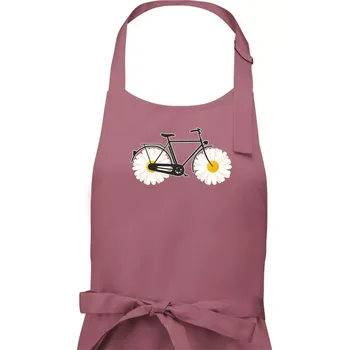 Kuchyňská zástěra Kolo kopretina - Pánská zástěra na vaření - Univerzální velikost ( Starorůžová )