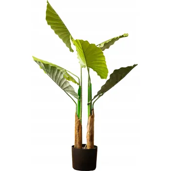 umělá květina UMĚLÁ ROSTLINA VELKÁ ALOKÁZIE 100cm podlahová zelená realistická