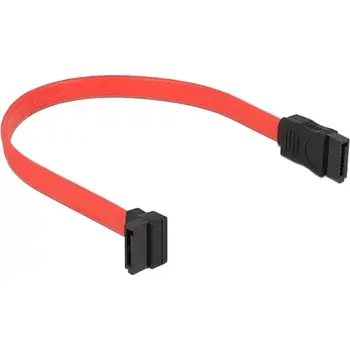 Kabel do PC DeLock kabel SATA 22cm nahoru - přímý červená (84354-DE)