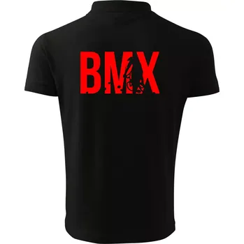 Pánská košile BMX - Polokošile pánská Pique Polo 203 - 2XL ( Černá )