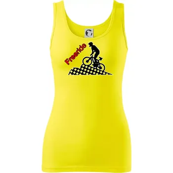 Dámské oblečení Freeride cyklista - Dámské tílko - M ( Citrónová )