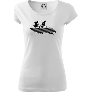 Dámské tričko Cyclo duo - Dámské triko Pure - XS ( Bílá )