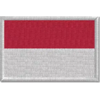 Nášivka Pelisport Nášivka Monacká vlajka 6 x 4 cm