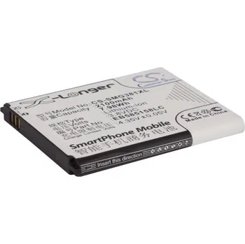 Baterie pro mobilní telefon Baterie Cameron Sino CS-SMG381XL, Li-Ion, 2100