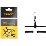 DELPHIN - Obratlík průjezdný s karabinkou FloatS 3 ks