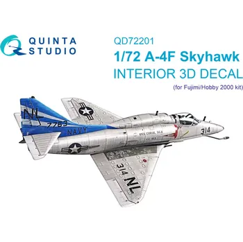Plastikový model Quinta studio 1/72 A-4F 3D-Print.&col.interior (FUJI/H.2000)
