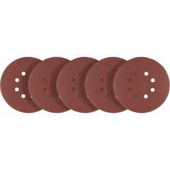 Příslušenství k brusce Graphite Brusné kotouče s otvory na suchý zip 150 mm, P60, 5 ks