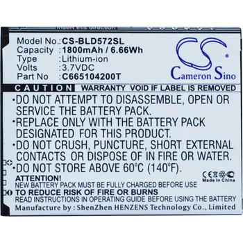 Baterie pro mobilní telefon Baterie Cameron Sino CS-BLD572SL, Li-Ion, 1800