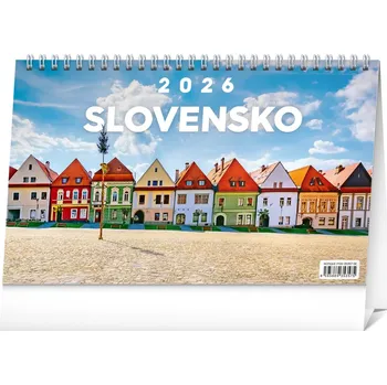 Kalendář NOTIQUE Stolový kalendár Slovensko 2026, 23,1 x 14,5 cm
