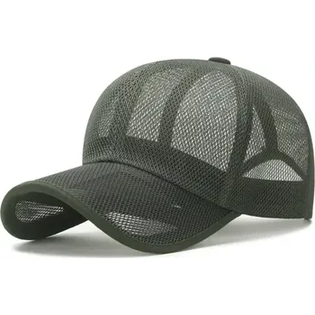 Kšiltovka Letní síťovaná kšiltovka - TMAVĚ ZELENÁ (Značka: WUJINGJUN)