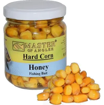Návnadová surovina Master of Angler Kukuřice Hard Corn Bait - 212 ml/Med