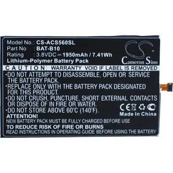 Baterie pro mobilní telefon Baterie Cameron Sino CS-ACS560SL, Li-Polymer, 1950