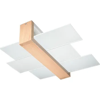 Brilagi - LED Stropní svítidlo HERA 2xE27/7,5W/230V dřevo