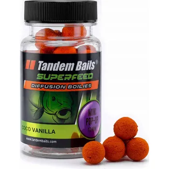 Boilies SuperFeed Mini Diffusion Pop-Up plovoucí kuličky 12mm/30g Coco Vanilla